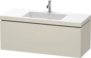 Duravit L-Cube Servantskap m/1 skuff 1200x500x480 mm, Taupe Matt