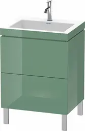 Duravit L-Cube Servantskap m/2 skuffer 600x698x480 mm, Jadegr&#248;nn HG