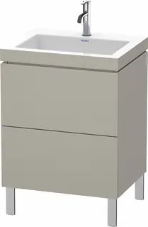 Duravit L-Cube Servantskap m/2 skuffer 600x698x480 mm, Terra