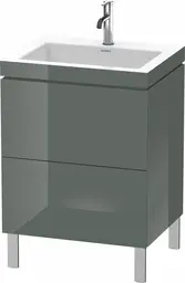 Duravit L-Cube Servantskap m/2 skuffer 600x698x480 mm, Dolomittgr&#229; HG