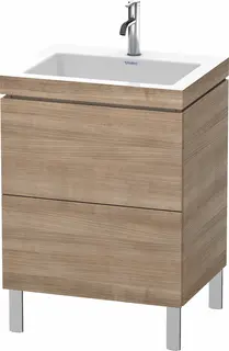 Duravit L-Cube Servantskap m/2 skuffer 600x698x480 mm, Ticino Kirseb&#230;r