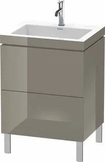 Duravit L-Cube Servantskap m/2 skuffer 600x698x480 mm, Flanellgr&#229; HG