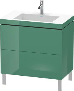 Duravit L-Cube Servantskap m/2 skuffer 800x698x480 mm, Jadegr&#248;nn HG