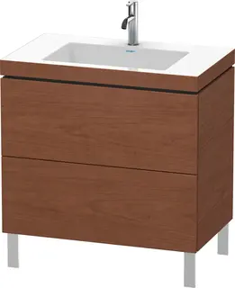 Duravit L-Cube Servantskap m/2 skuffer 800x698x480 mm, Amerikansk Valn&#248;tt