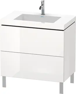 Duravit L-Cube Servantskap m/2 skuffer 800x698x480 mm, Hvit H&#248;yglans