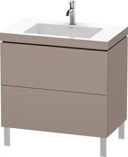 Duravit L-Cube Servantskap m/2 skuffer 800x698x480 mm, Basalt Matt