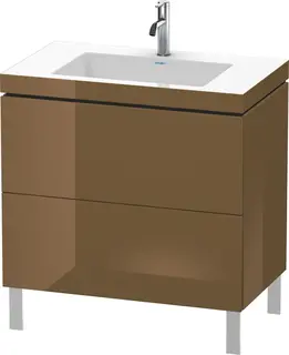 Duravit L-Cube Servantskap m/2 skuffer 800x698x480 mm, Olivenbrun HG