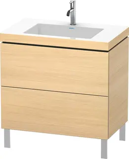 Duravit L-Cube Servantskap m/2 skuffer 800x698x480 mm, Middelhavs Eik