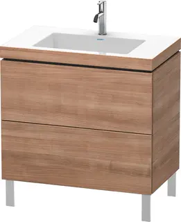 Duravit L-Cube Servantskap m/2 skuffer 800x698x480 mm, Ticino Kirseb&#230;r