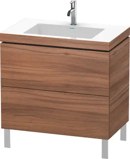 Duravit L-Cube Servantskap m/2 skuffer 800x698x480 mm, Natur Valn&#248;tt