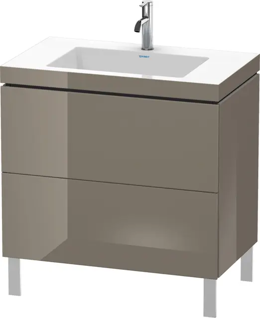 Duravit L-Cube Servantskap m/2 skuffer 800x698x480 mm, Flanellgrå HG 