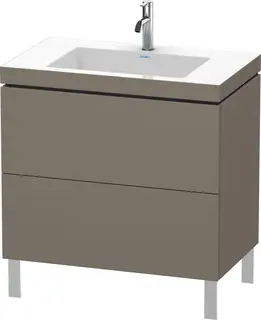 Duravit L-Cube Servantskap m/2 skuffer 800x698x480 mm, Flanellgr&#229; Matt