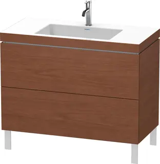 Duravit L-Cube Servantskap m/2 skuffer 1000x698x480 mm, Amerikansk Valn&#248;tt