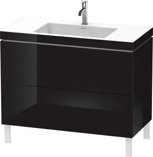 Duravit L-Cube Servantskap m/2 skuffer 1000x698x480 mm, Sort H&#248;yglans