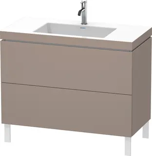 Duravit L-Cube Servantskap m/2 skuffer 1000x698x480 mm, Basalt Matt