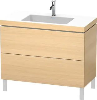 Duravit L-Cube Servantskap m/2 skuffer 1000x698x480 mm, Middelhavs Eik