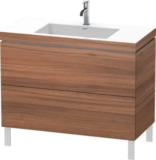 Duravit L-Cube Servantskap m/2 skuffer 1000x698x480 mm, Natur Valn&#248;tt