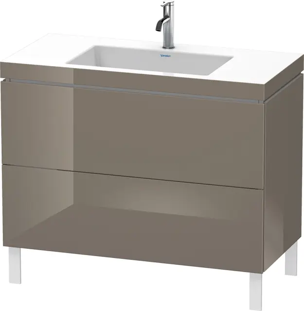 Duravit L-Cube Servantskap m/2 skuffer 1000x698x480 mm, Flanellgrå HG 