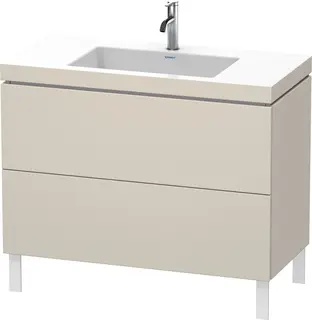 Duravit L-Cube Servantskap m/2 skuffer 1000x698x480 mm, Taupe Matt