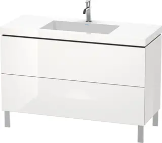 Duravit L-Cube Servantskap m/2 skuffer 1200x698x480 mm, Hvit H&#248;yglans