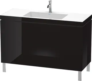 Duravit L-Cube Servantskap m/2 skuffer 1200x698x480 mm, Sort H&#248;yglans