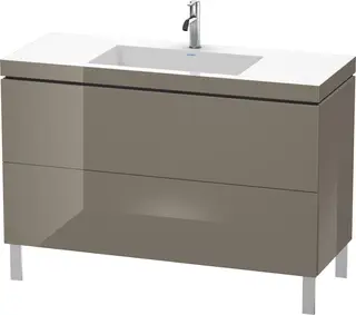 Duravit L-Cube Servantskap m/2 skuffer 1200x698x480 mm, Flanellgr&#229; HG