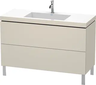 Duravit L-Cube Servantskap m/2 skuffer 1200x698x480 mm, Taupe Matt