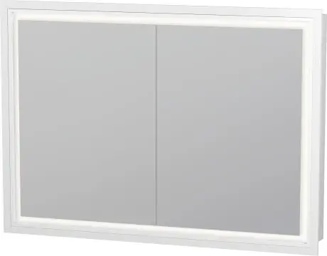 Duravit L-Cube Speilskap f/innbygging 1000x700 mm. Med LED-lys og stikkontakt 