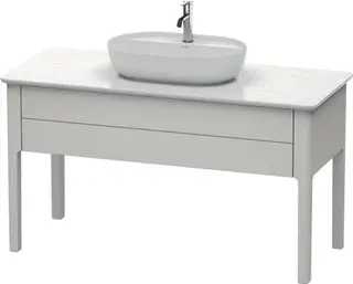 Duravit Luv Servantskap m/1 skuff 1338x743 mm, Nordisk Hvit Matt lakk