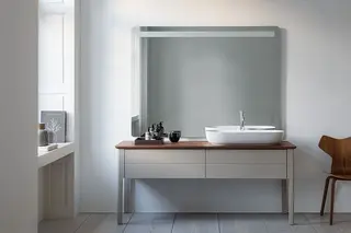 Duravit Luv Speil m/LED-lys 1200x1200 mm. Med dimming og antidugg