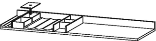 Duravit Innredningssystem For servantskap 1235 mm, uten utskj&#230;ring