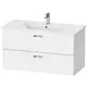 Duravit XBase Servantskap m/2 skuffer 1000x475x552 mm, Hvit Matt