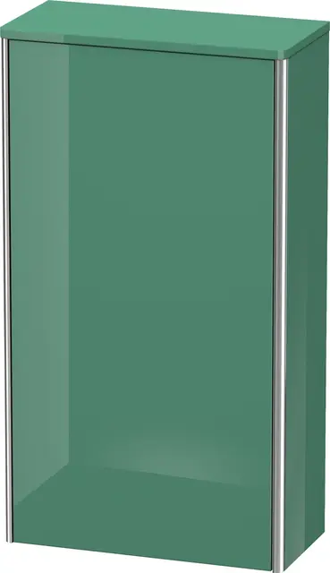 Duravit Xsquare Sideskap m/1 dør, ven 500x880x236 mm, Jadegrønn Høyglans 