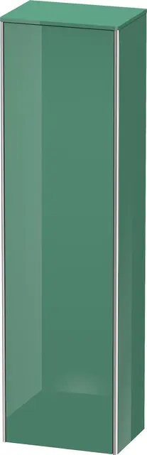 Duravit Xsquare Høyskap m/1 dør, venstre 500x1760x356 mm, Jadegrønn Høyglans 