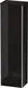Duravit Xsquare H&#248;yskap m/1 d&#248;r, venstre 500x1760x356 mm, Sort H&#248;yglans