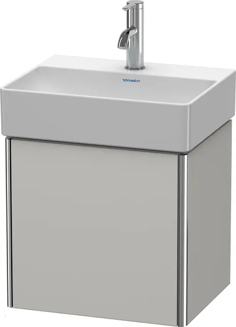 Duravit Xsquare Servantskap m/1 dør, ven 434x397x340 mm, Betonggrå Matt 