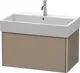 Duravit Xsquare Servantskap m/1 skuff 784x397x460 mm, Tekstil