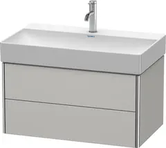 Duravit Xsquare Servantskap m/2 skuffer 784x397x460 mm, Betonggr&#229; Matt