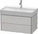 Duravit Xsquare Servantskap m/2 skuffer 784x397x460 mm, Nordisk Hvit Matt