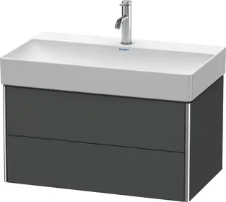 Duravit Xsquare Servantskap m/2 skuffer 784x397x460 mm, For DuraSquare servant