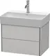 Duravit Xsquare Servantskap m/2 skuffer 584x397x390 mm, Nordisk Hvit Matt