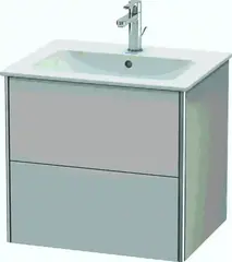 Duravit Xsquare Servantskap m/2 skuffer 610x560x478 mm, Betonggr&#229; Matt