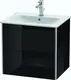 Duravit Xsquare Servantskap m/2 skuffer 610x560x478 mm, Sort H&#248;yglans