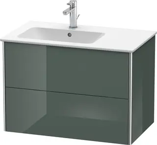 Duravit Xsquare Servantskap m/2 skuffer 810x560x478 mm, Dolomittgr&#229; H&#248;yglans