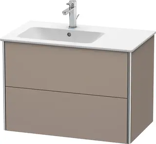 Duravit Xsquare Servantskap m/2 skuffer 810x560x478 mm, Basalt Matt