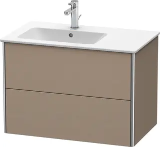 Duravit Xsquare Servantskap m/2 skuffer 810x560x478 mm, Tekstil