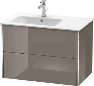 Duravit Xsquare Servantskap m/2 skuffer 810x560x478 mm, Flanellgr&#229; H&#248;yglans