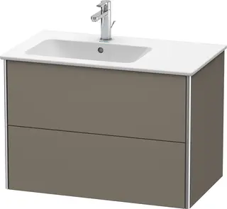 Duravit Xsquare Servantskap m/2 skuffer 810x560x478 mm, Flanellgr&#229; Matt