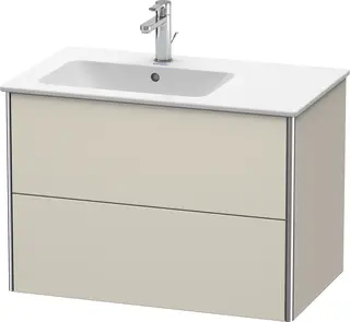 Duravit Xsquare Servantskap m/2 skuffer 810x560x478 mm, Taupe