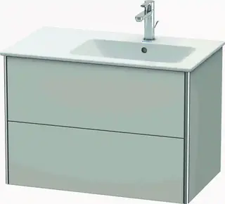 Duravit Xsquare Servantskap m/2 skuffer 810x560x478 mm, Betonggr&#229; Matt